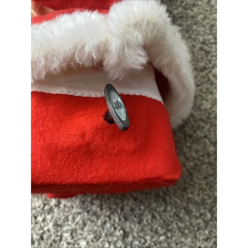 MCM Christmas PIXIE Shelf Sitter Animated Musical‎ Santa Girl
